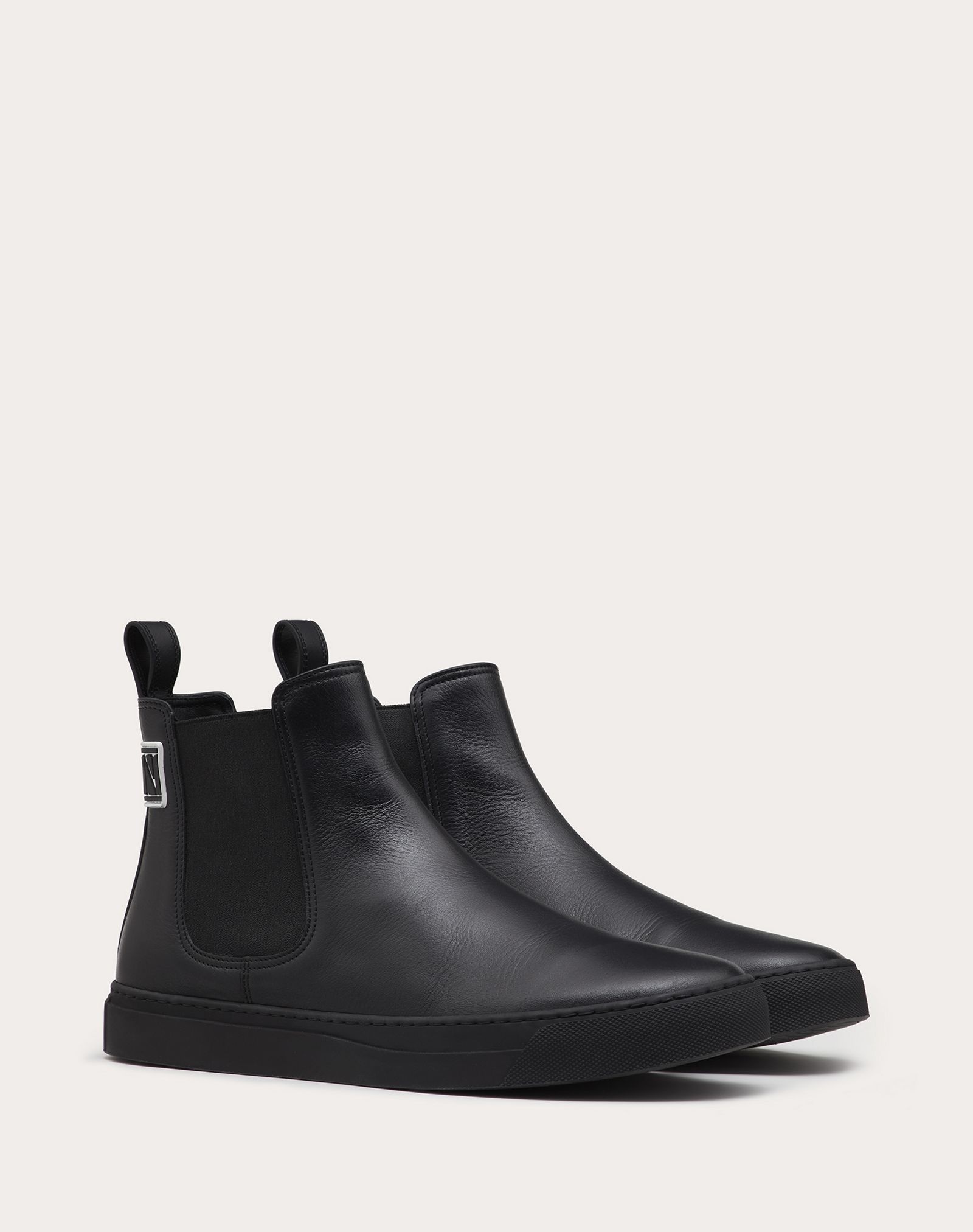 Calfskin Beatle Boots with VLTN Tag - 2