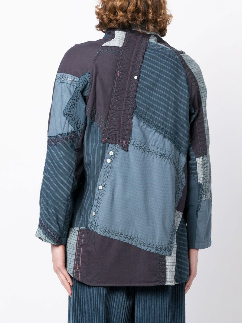 Miles panelled shirt jacket 4