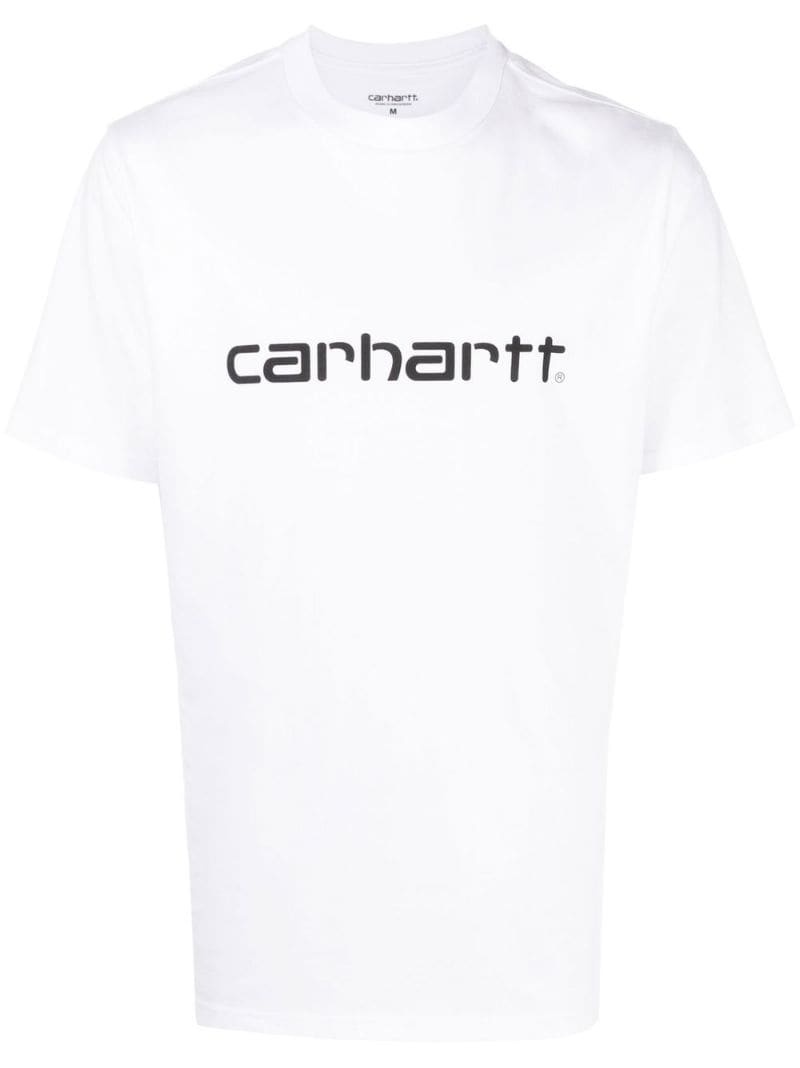 logo print T-shirt - 1