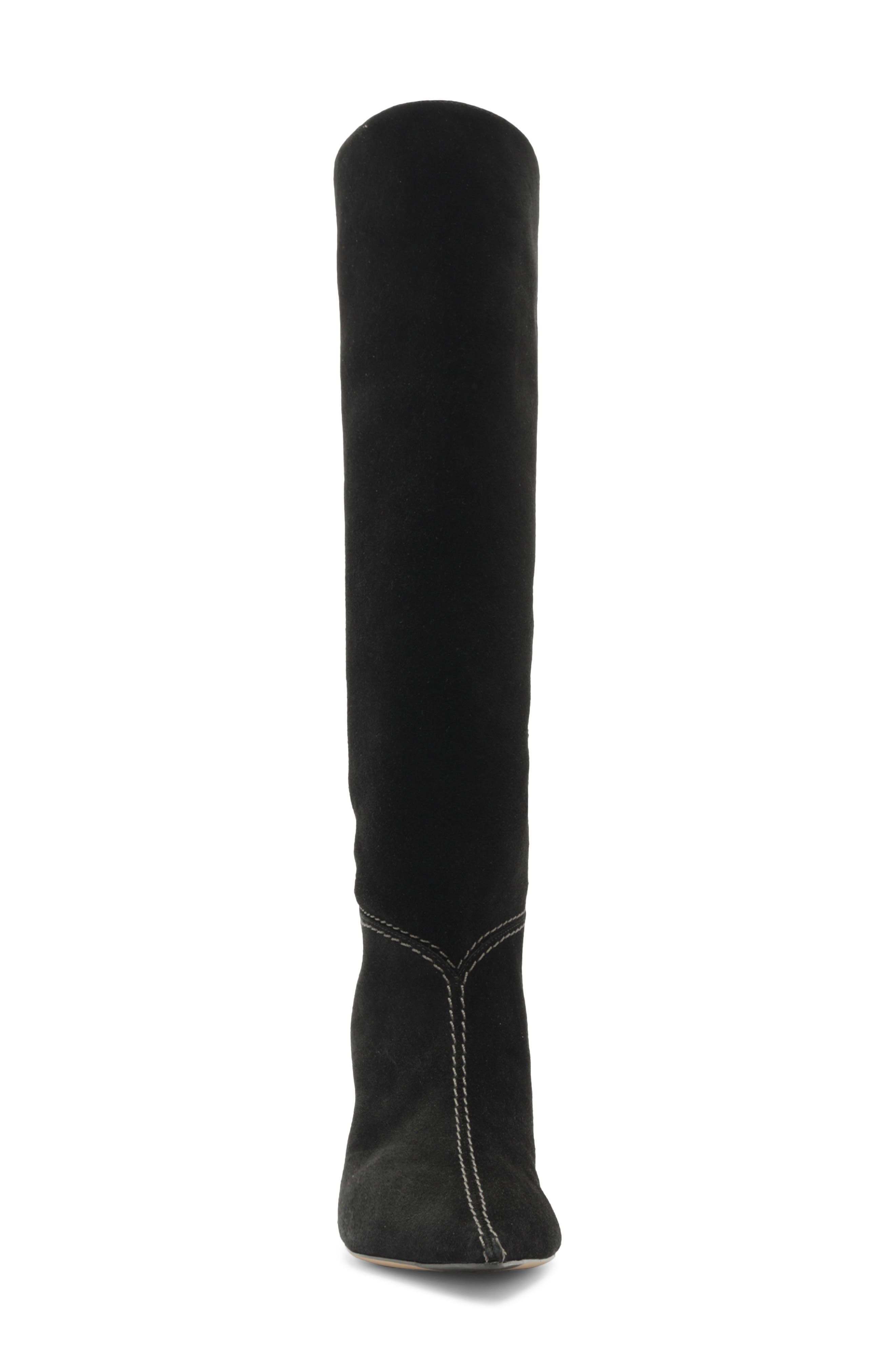 Alexandre Birman Malva Pointed Toe Knee High Boot in Black at Nordstrom - 4