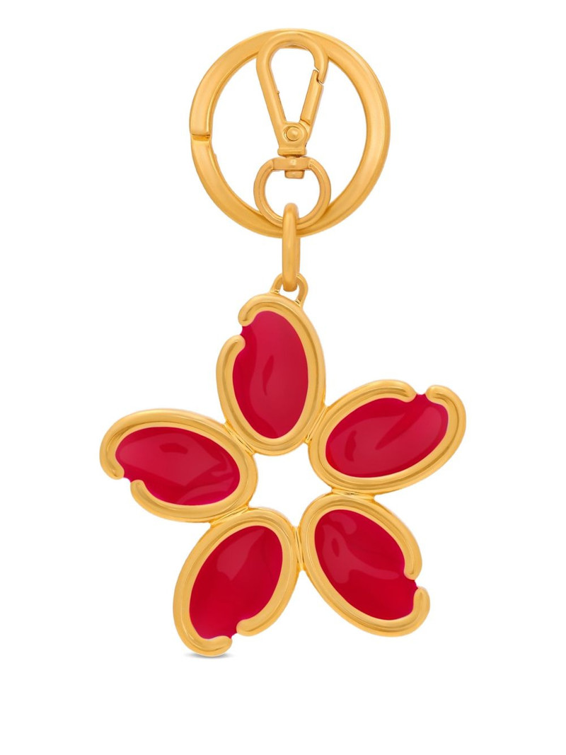 O Flower charm keyring 1