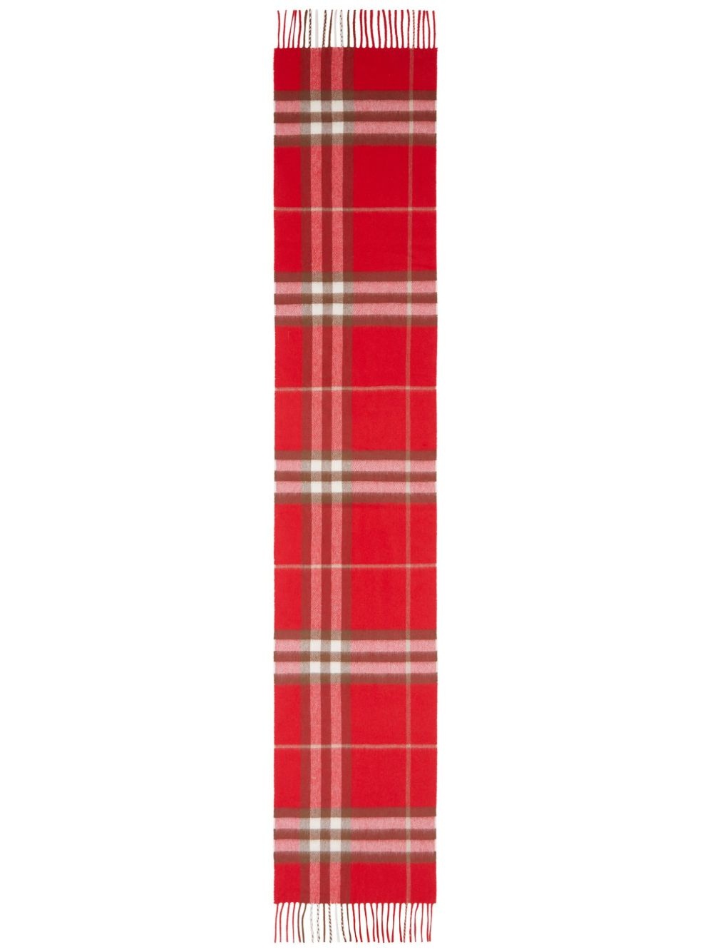 The classic check cashmere scarf - 2