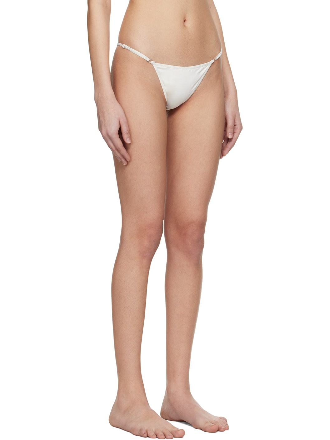 White Pipa Bikini Bottom - 2