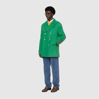 GUCCI Gucci 100 double-breasted coat outlook