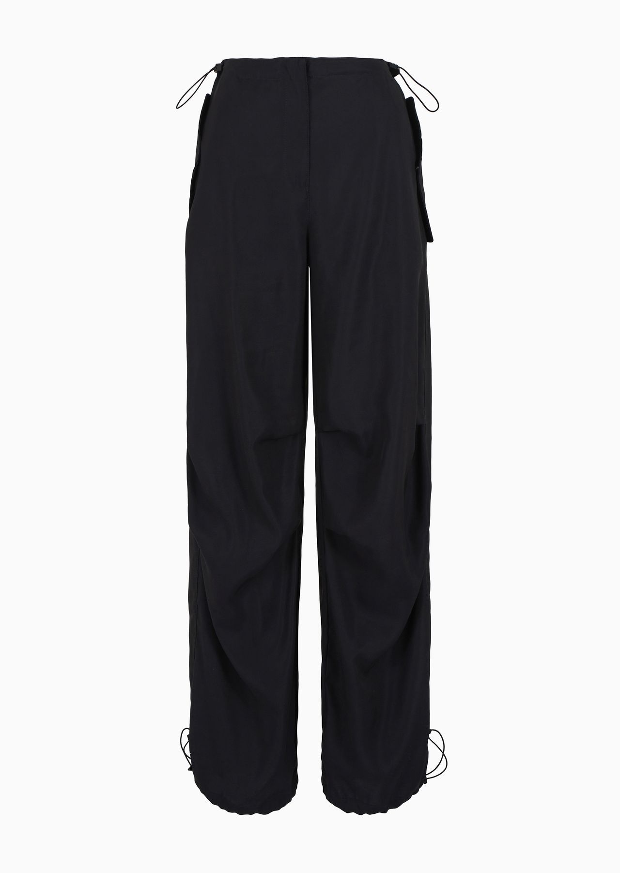 Emporio Armani Sustainability Values Capsule Collection recycled modal drawstring trousers - 1