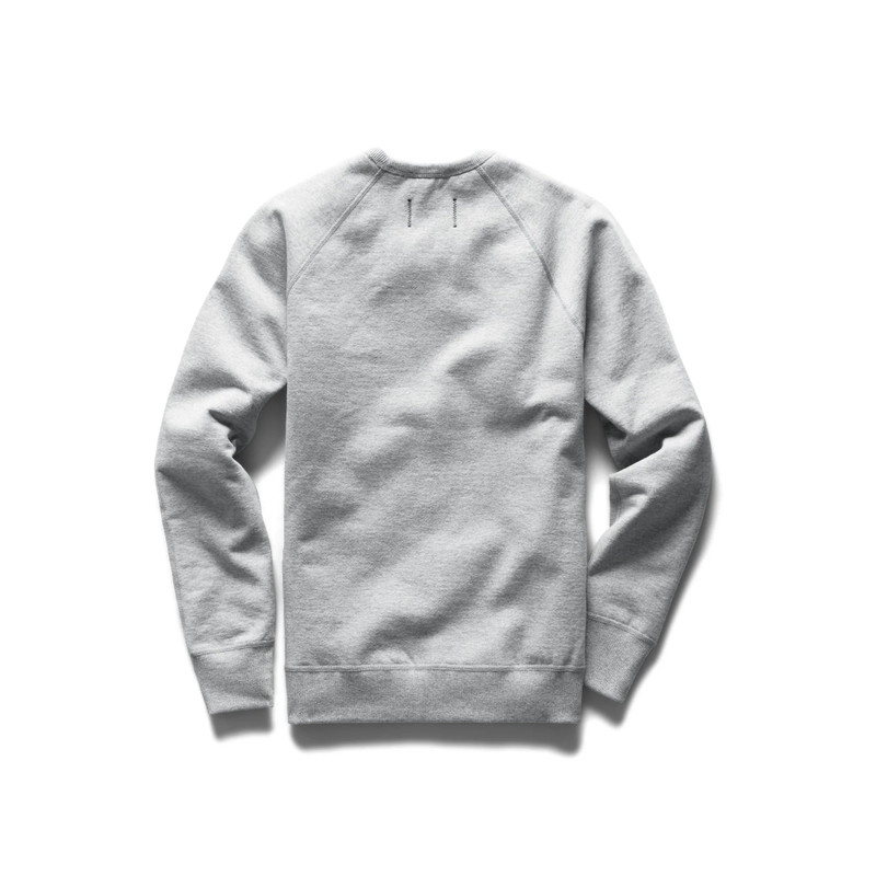 Reigning Champ Midweight Terry Crewneck Heather Grey outlook