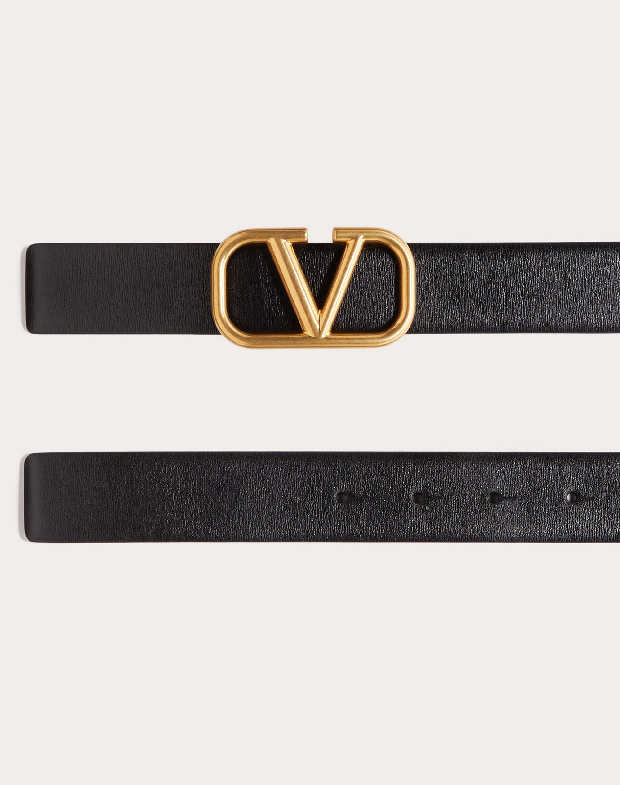 VLogo Signature Calfskin Belt - 3