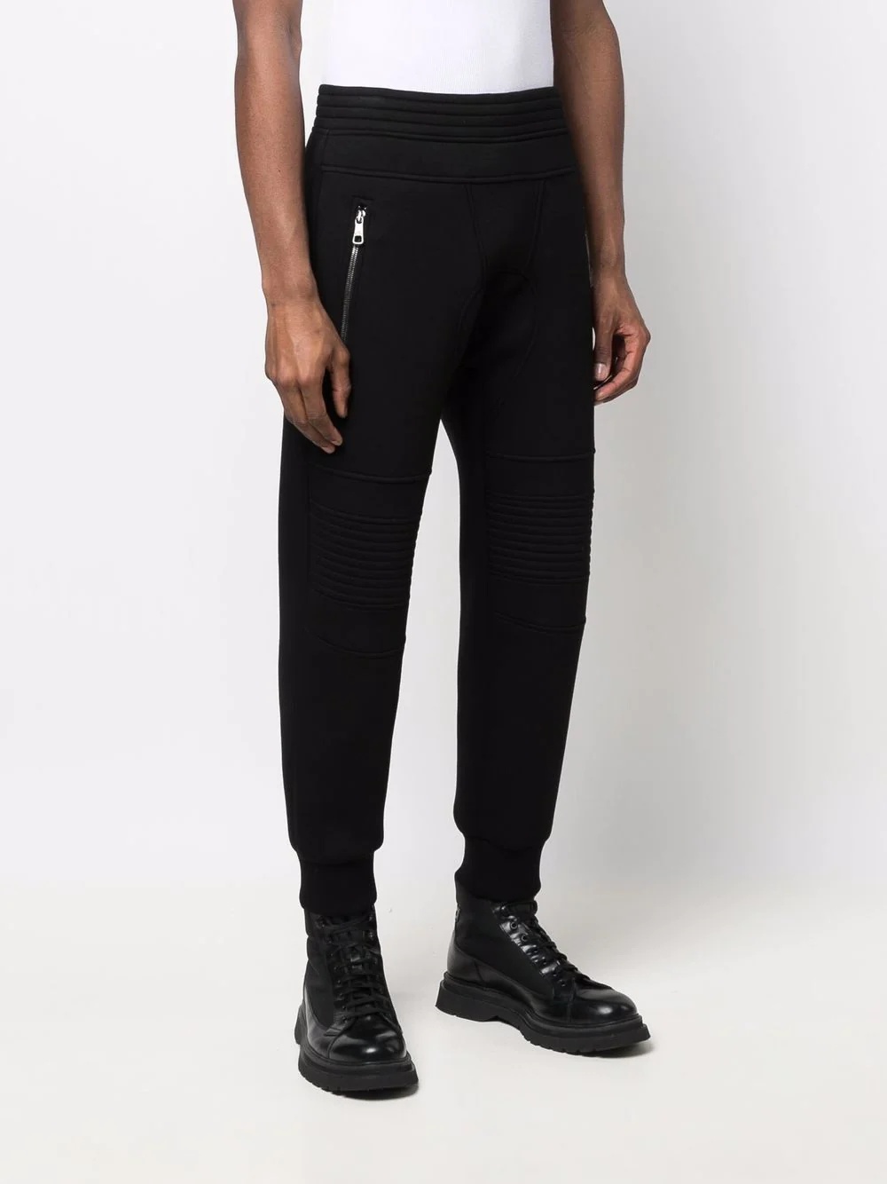 ribbed-knee track-pants - 3