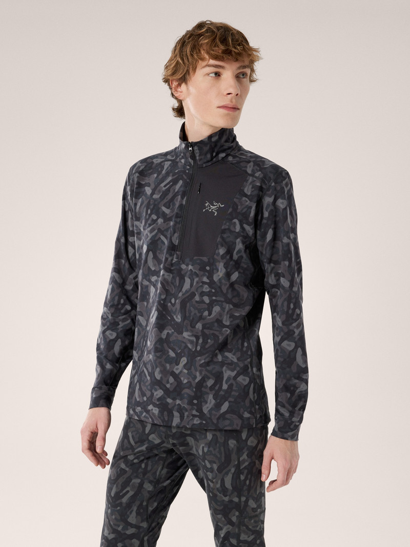 Arc'teryx Rho LT Zip Neck Print | REVERSIBLE
