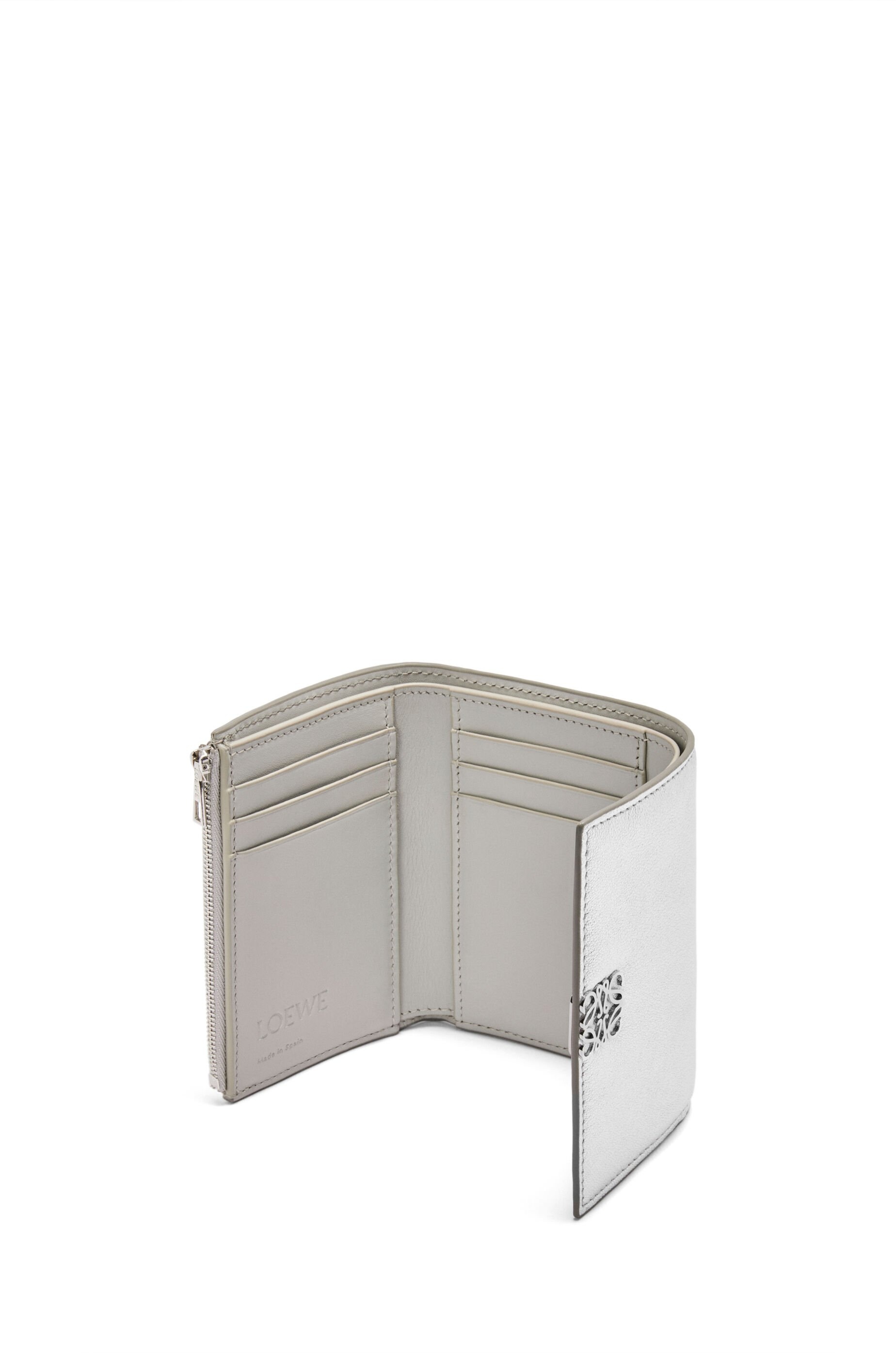 Puffer Anagram small vertical wallet in shiny nappa calfskin - 3