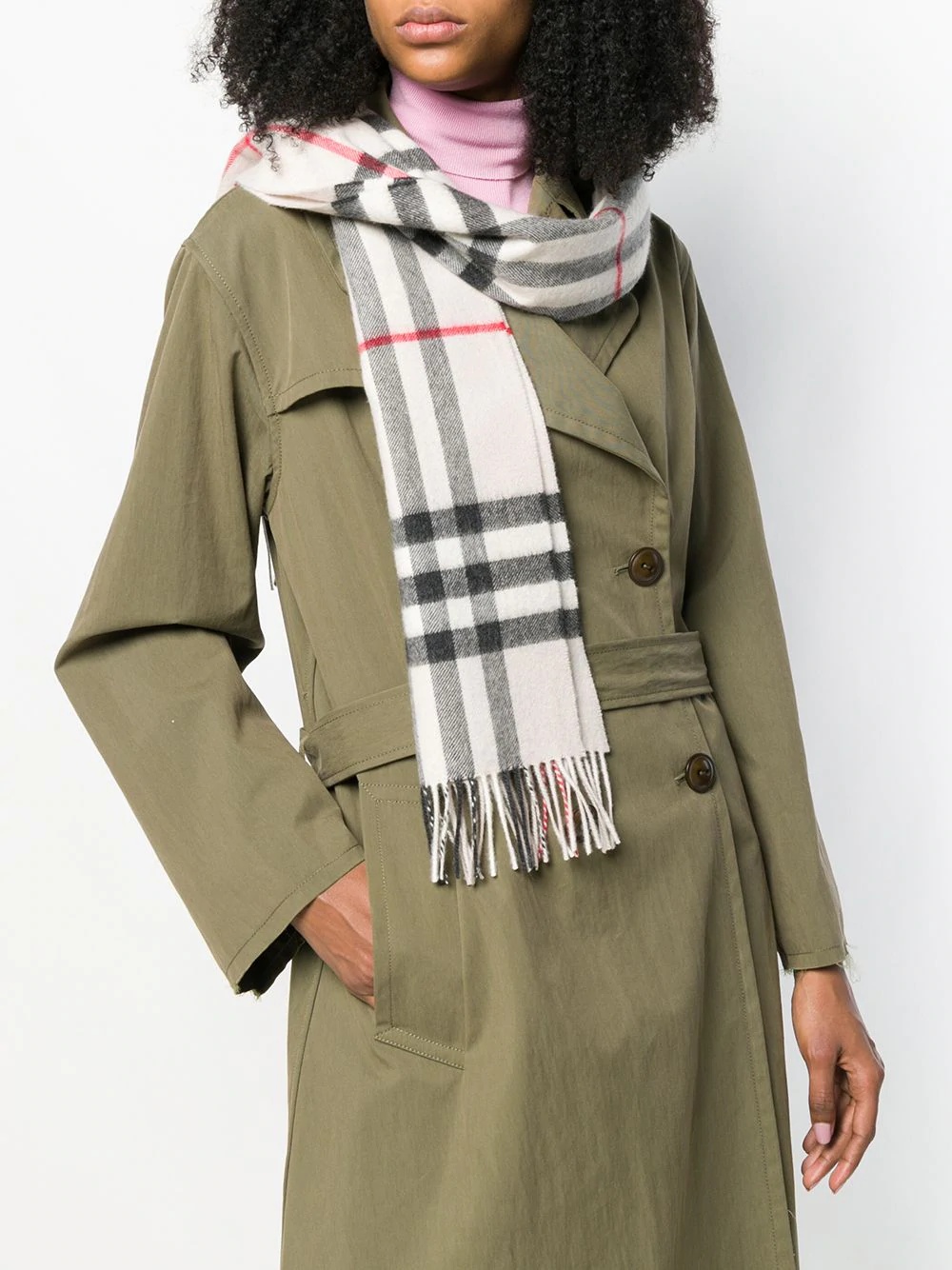 The Classic Check Cashmere Scarf - 3