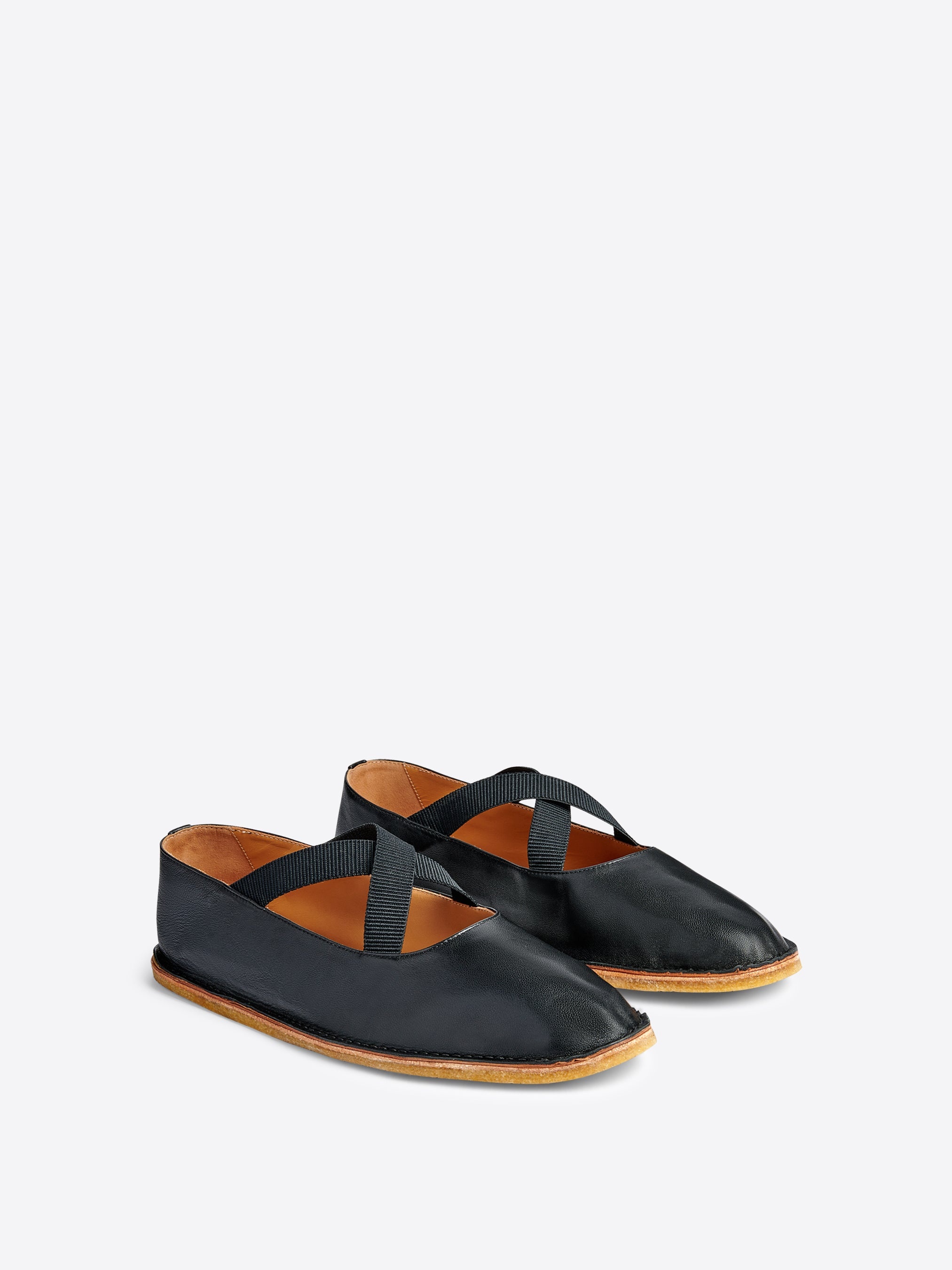 LEATHER STRAP FLATS - 3