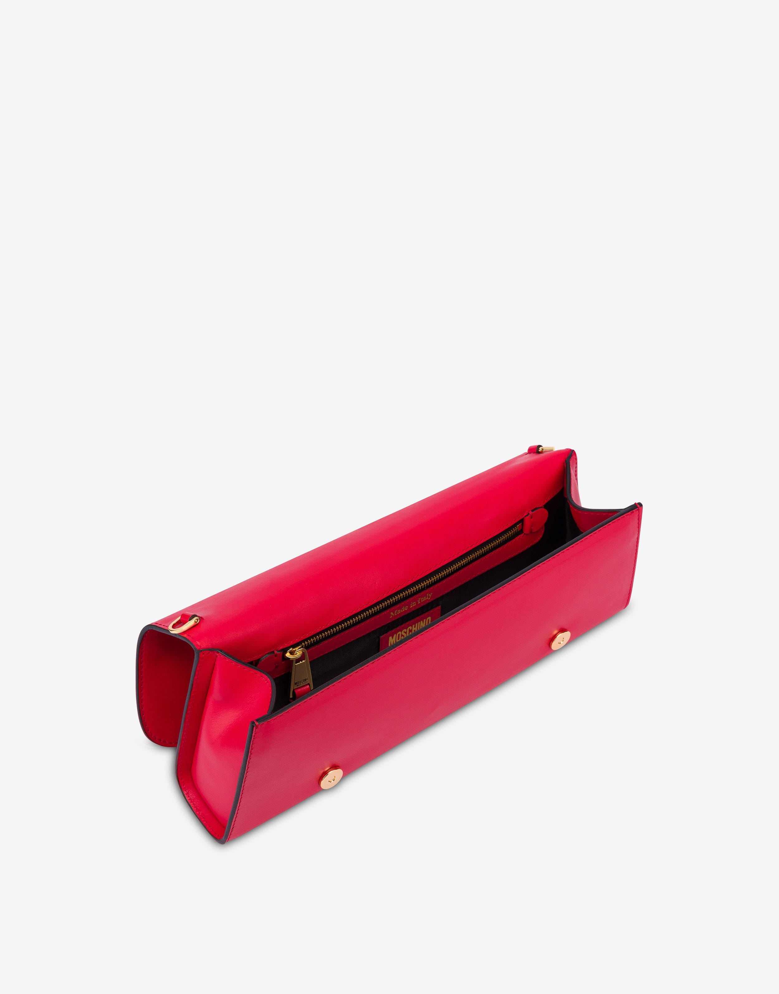 CRYSTAL LETTERING LOGO MAXI CLUTCH - 3