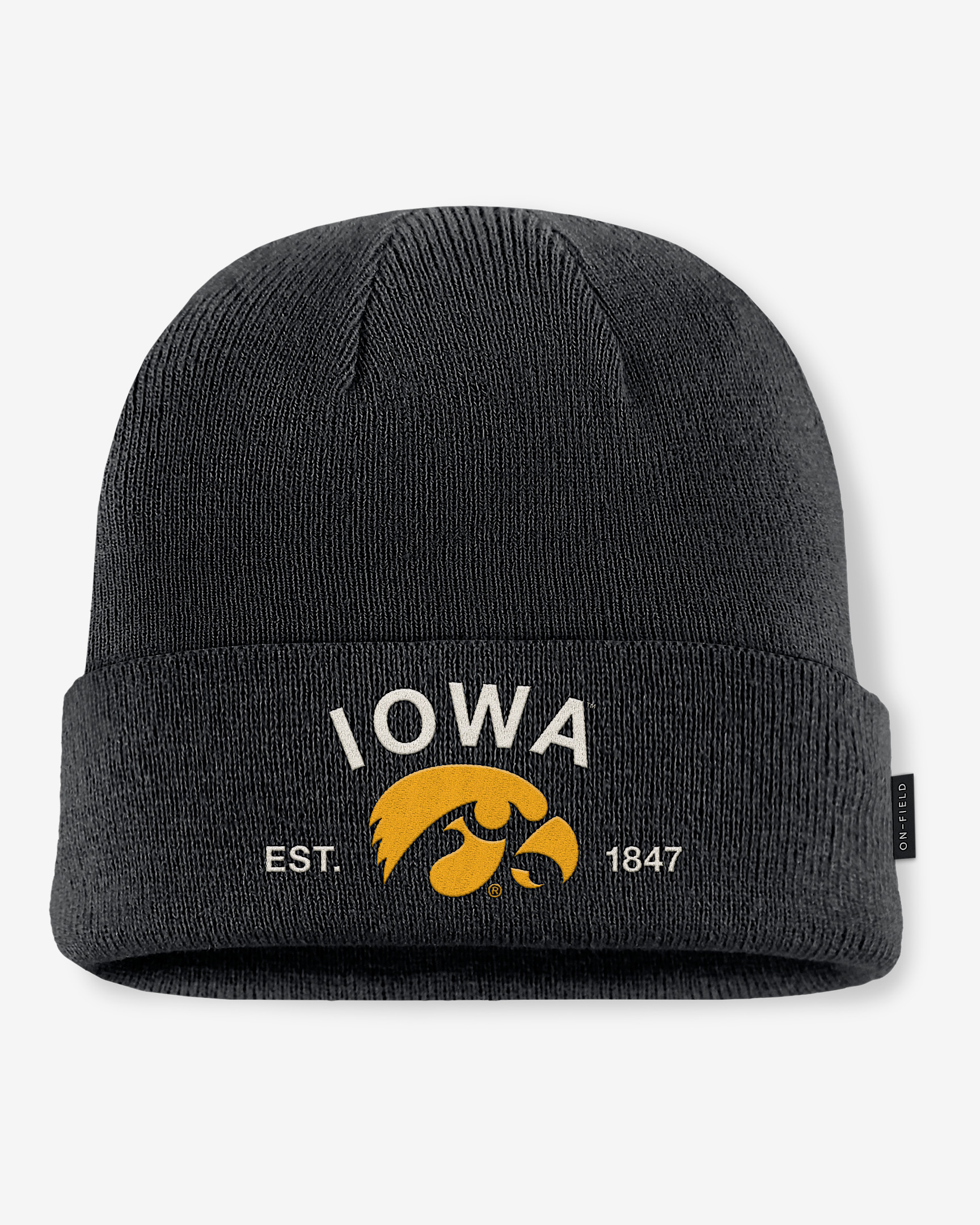 Iowa 2025 Military Appreciation Men's Nike College Cuffed Beanie - 1