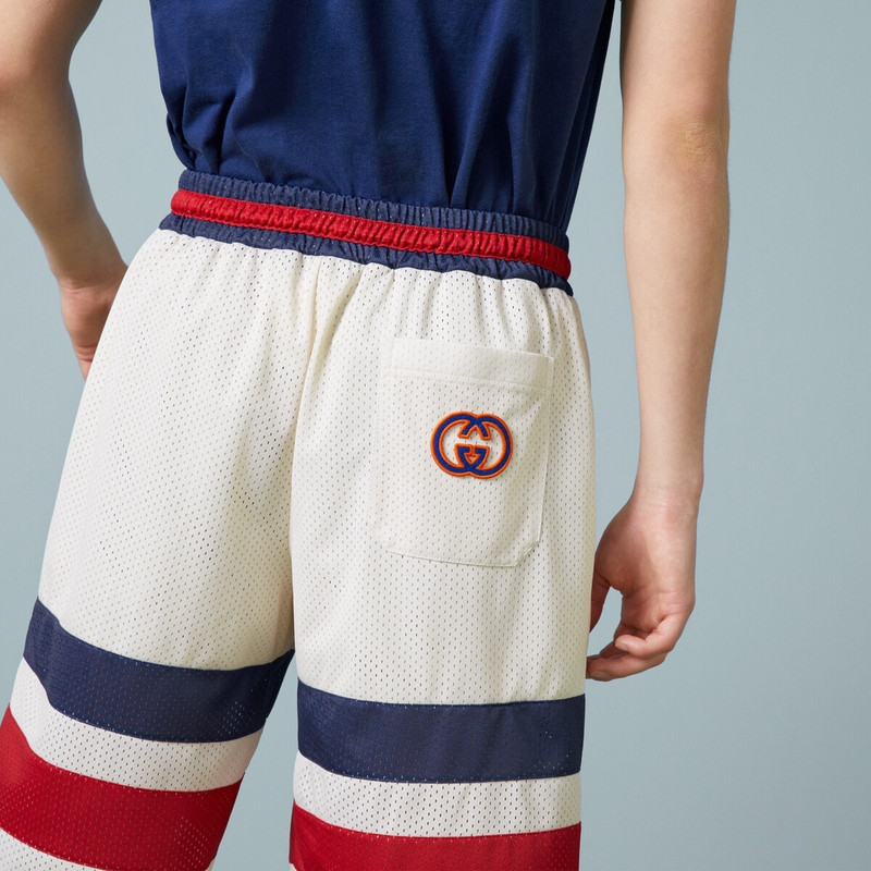 Mesh fabric shorts 3