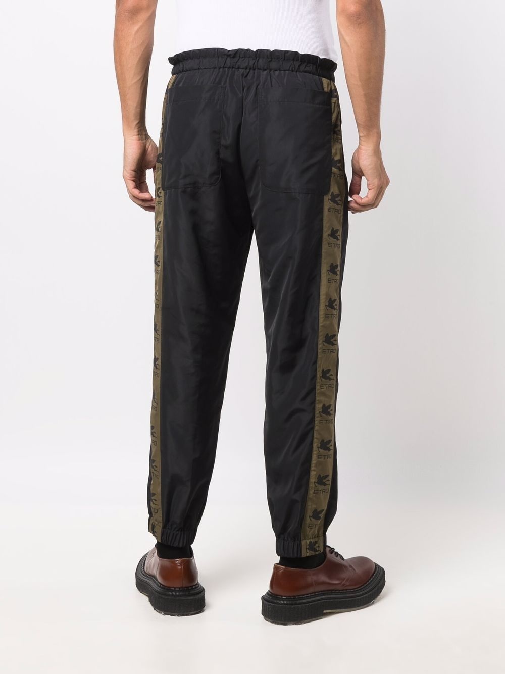 side logo-stripe trackpants - 4