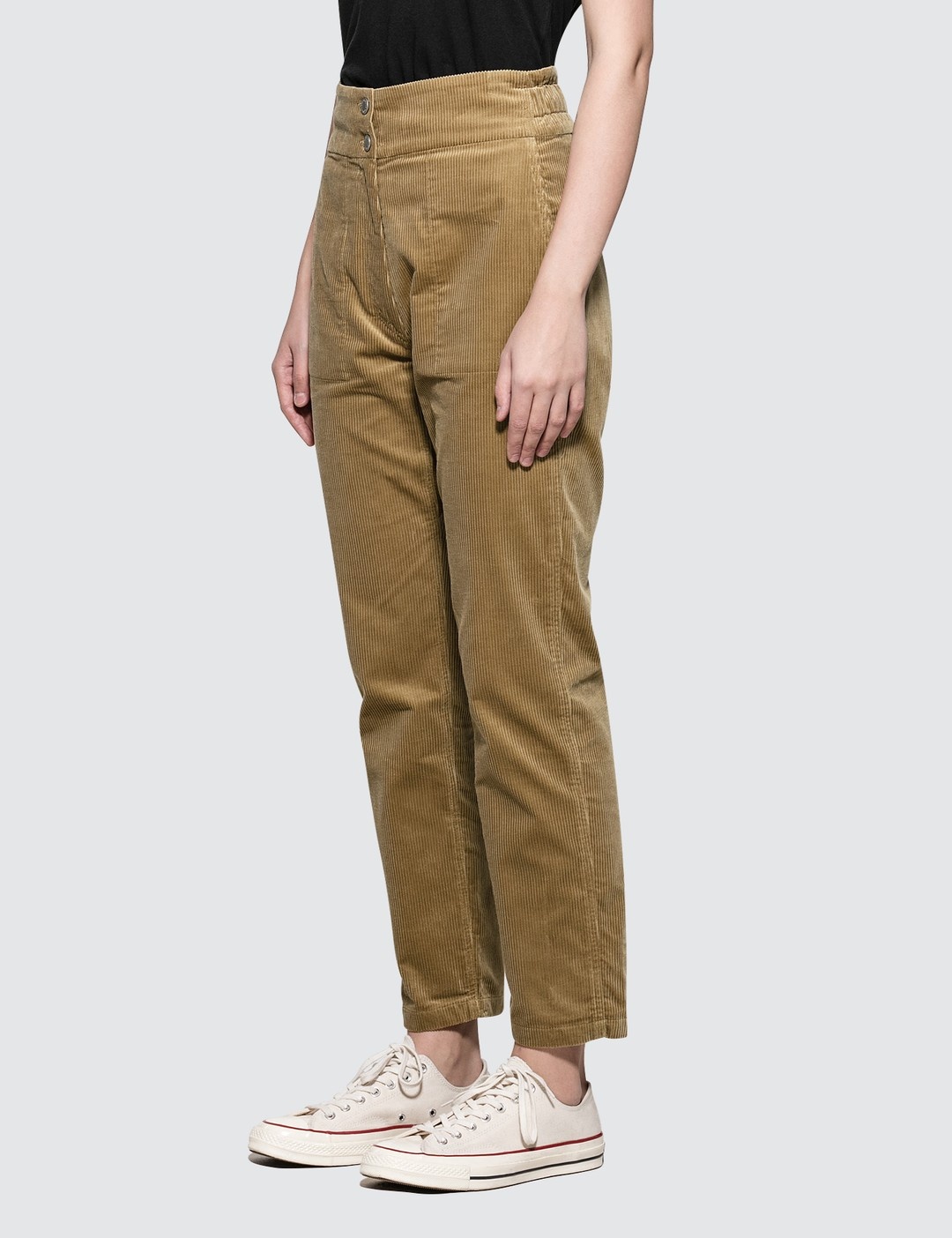 CORDUROY HENRIE HIGH WAISTED PANTS - 2