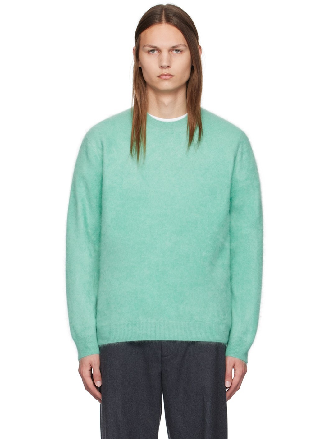 Green Crewneck Sweater - 1