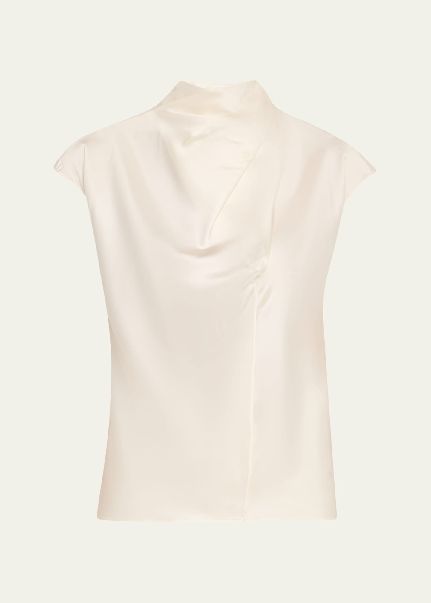 Leilany Draped Silk Top - 1