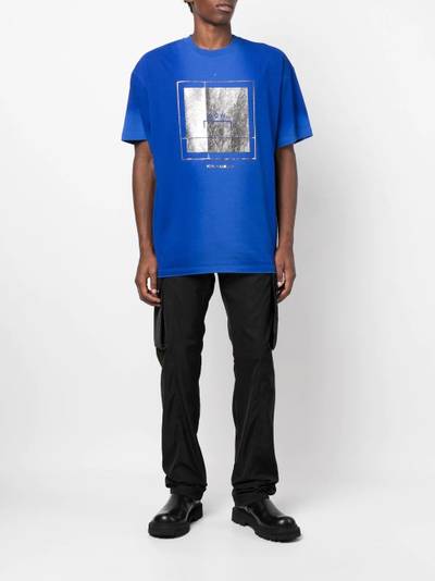 A-COLD-WALL* ombré logo print T-shirt outlook