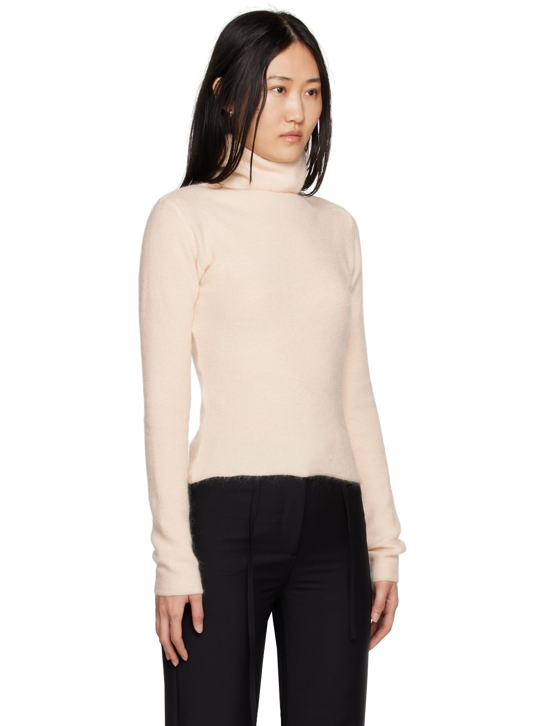 Pink Purl Sweater - 2