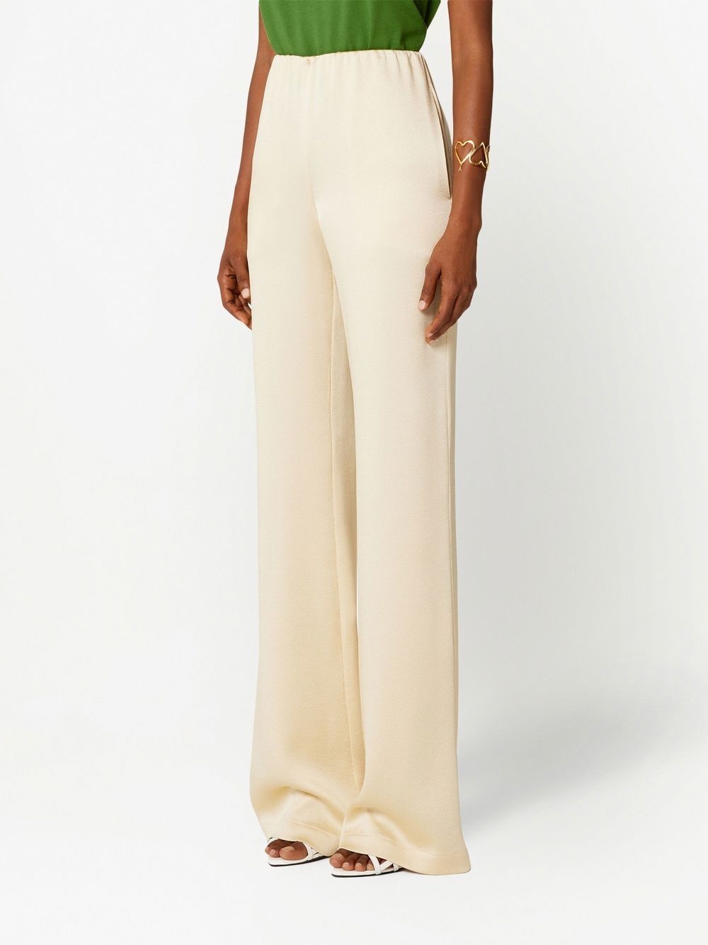 high-waisted wide leg trousers - 3