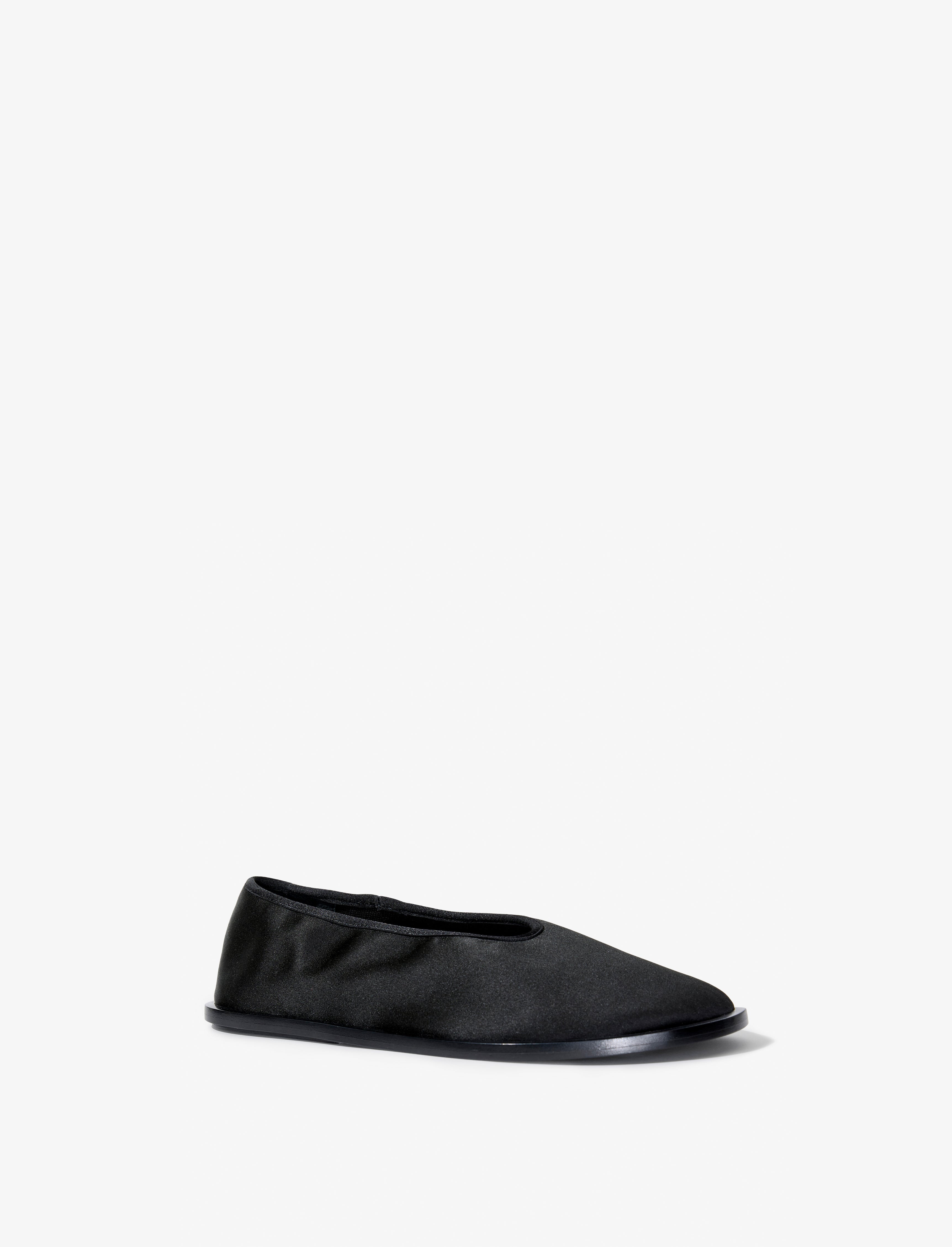 Soft Square Slippers in Satin - 2