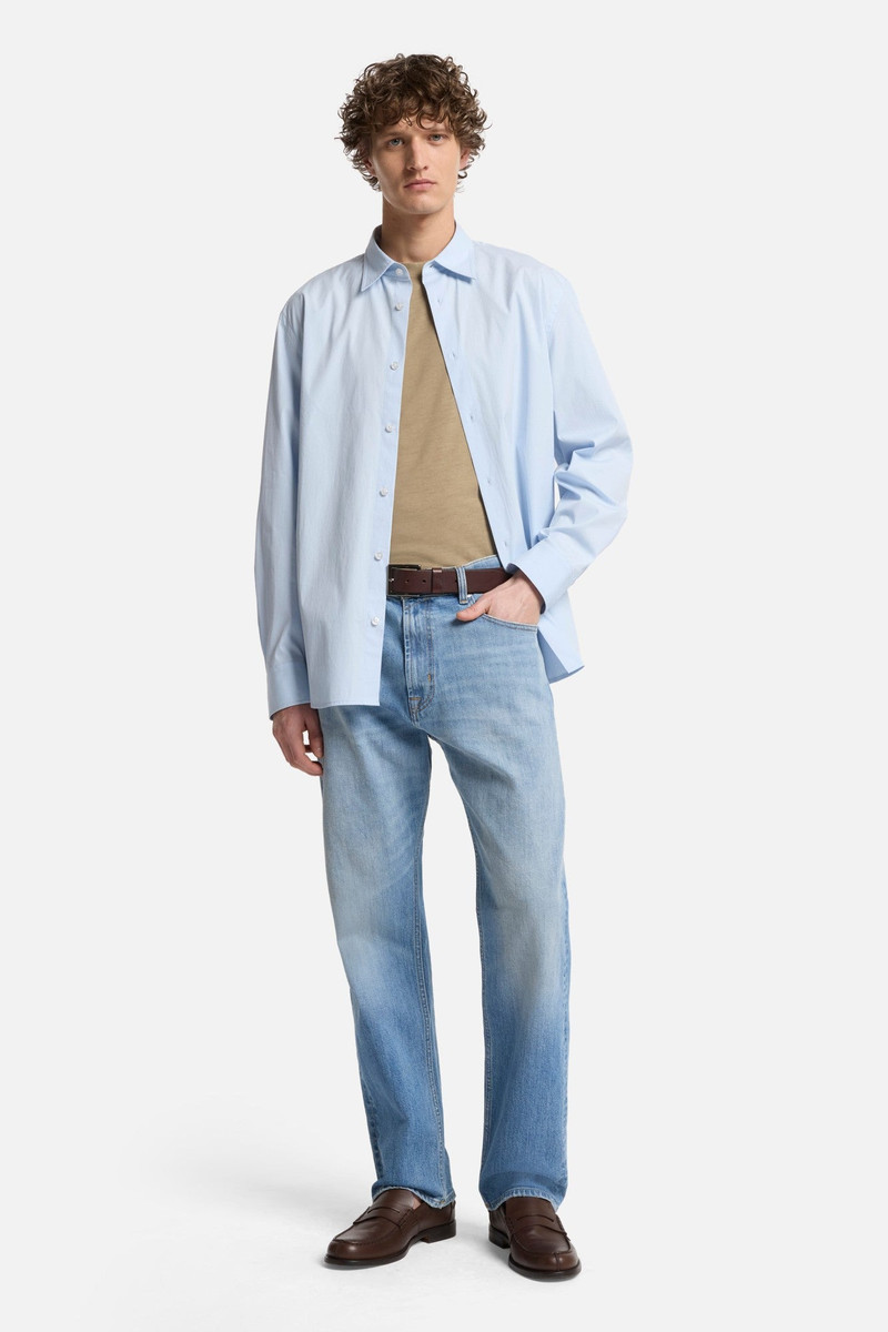 7 For All Mankind Lyocell Crewneck Tee in Taupe outlook