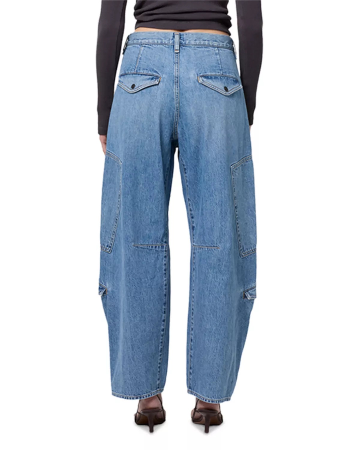 Flight High Rise Barrel Jeans in Zenith - 3