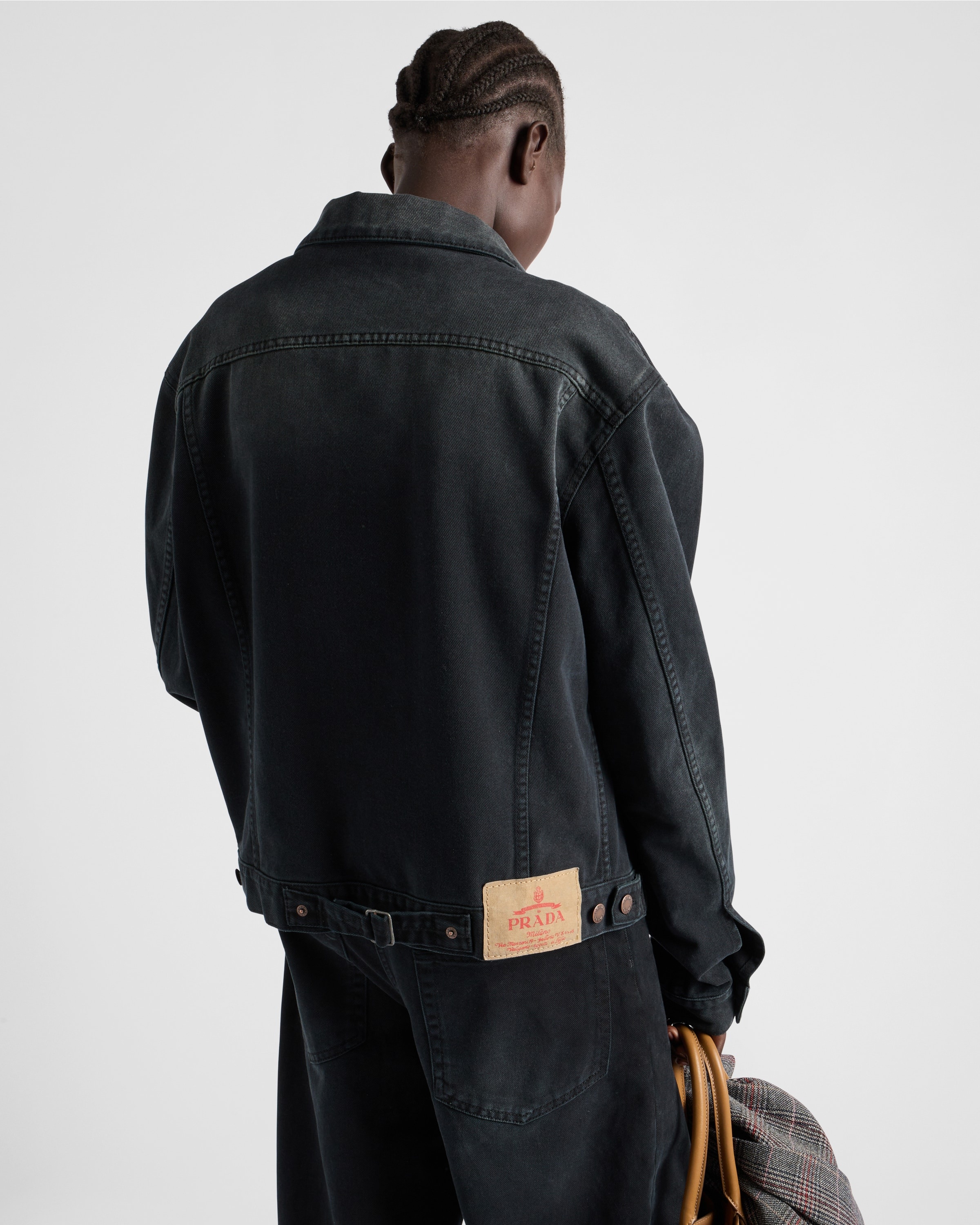 Denim blouson jacket - 4