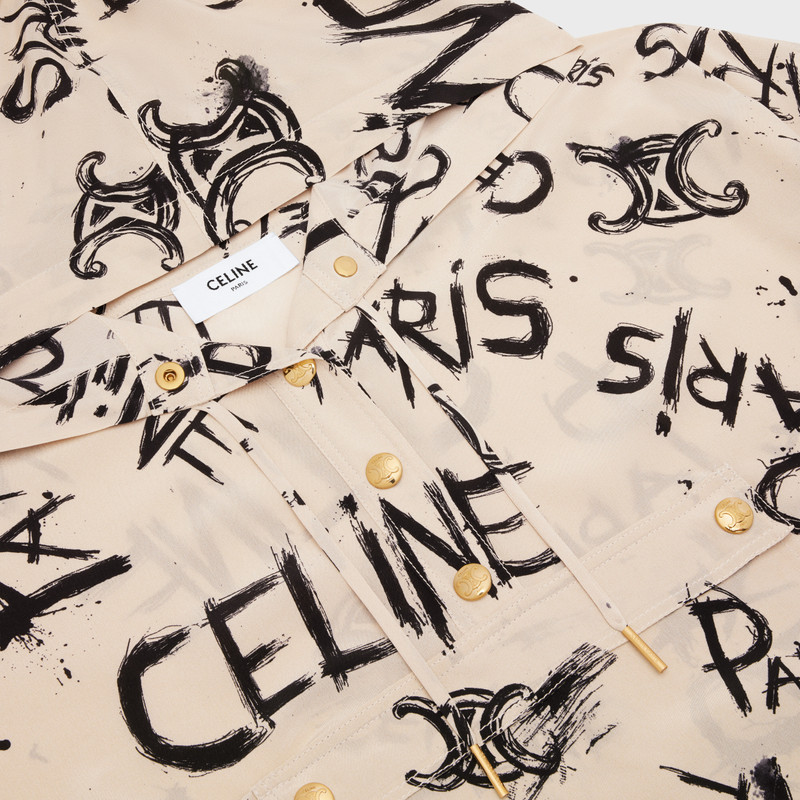 HOODED BLOUSE IN CREPE DE CHINE 3