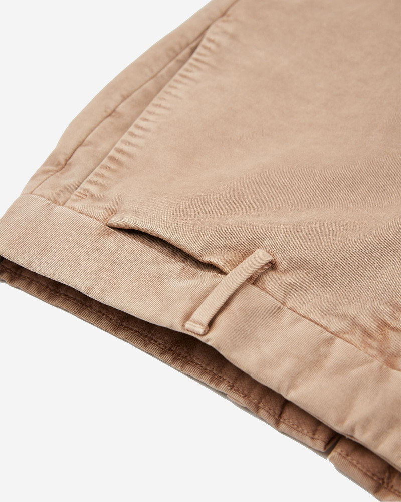 Tapered fit cotton trousers 7