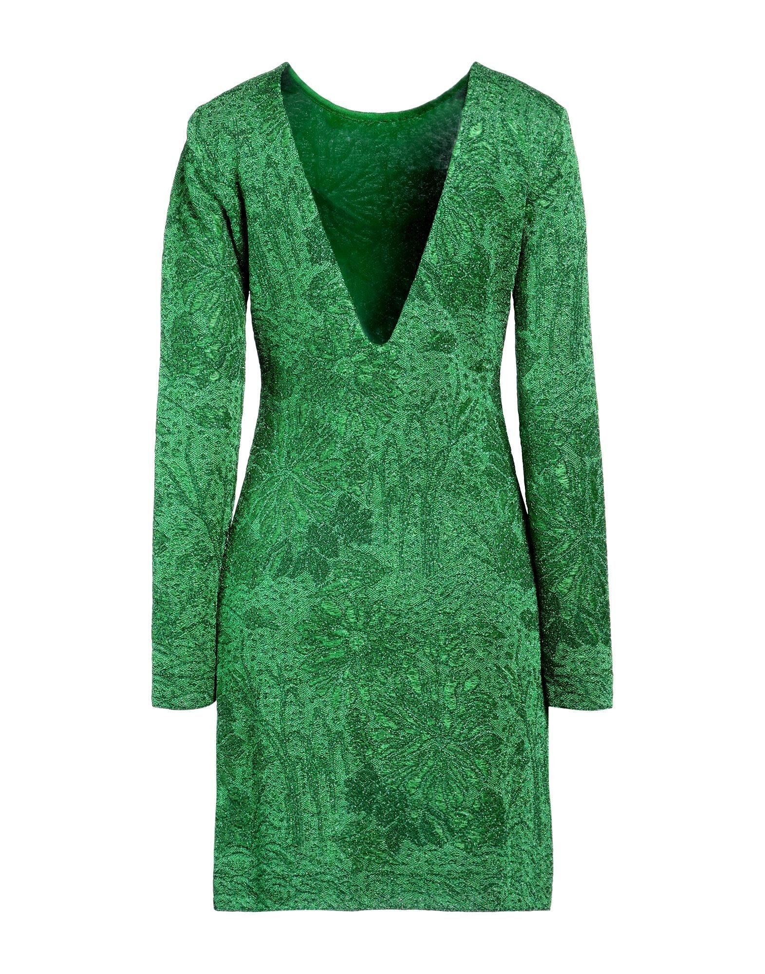 Green Women's Sheath Dress - 2