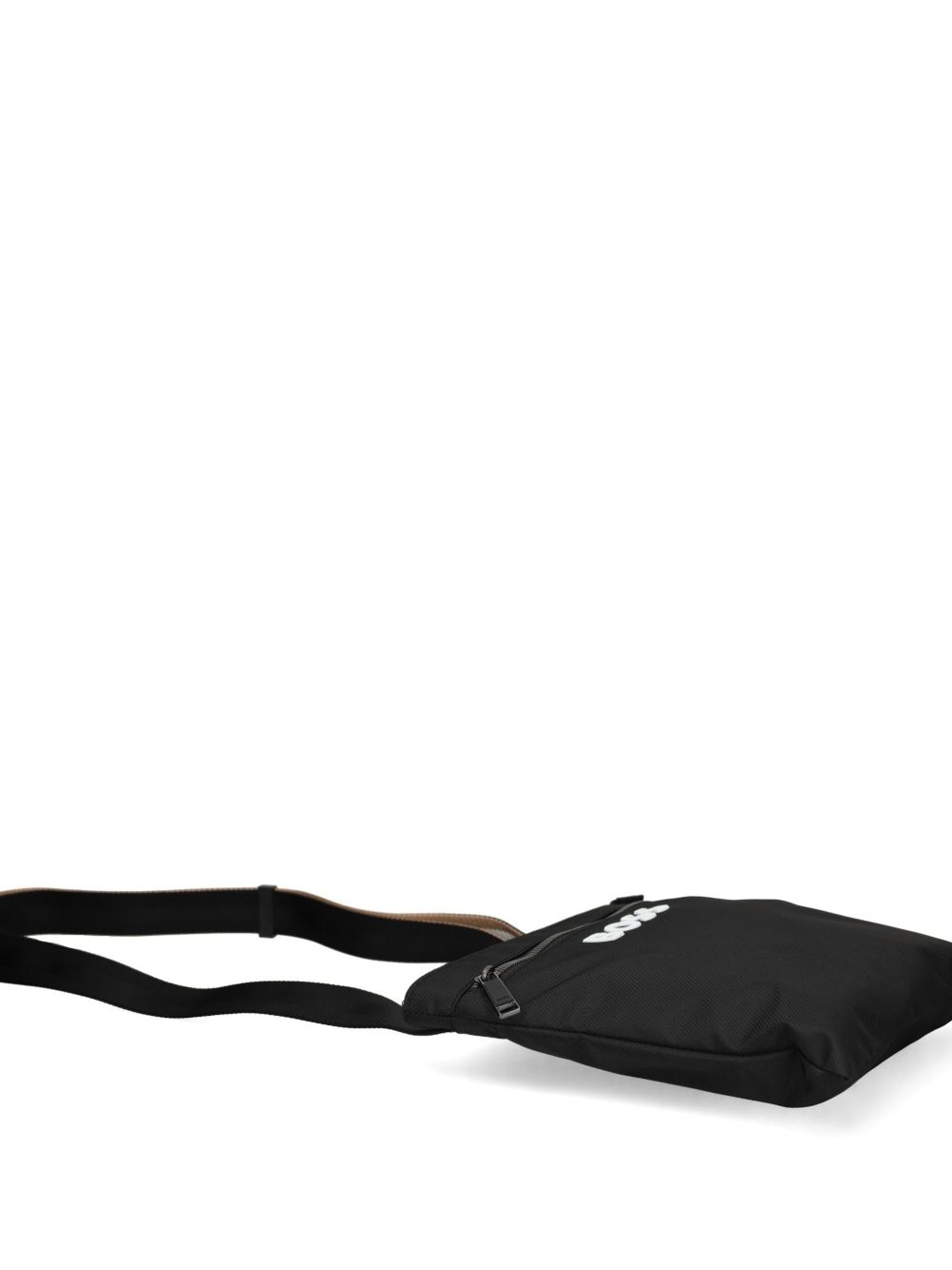 logo-print messenger bag - 4