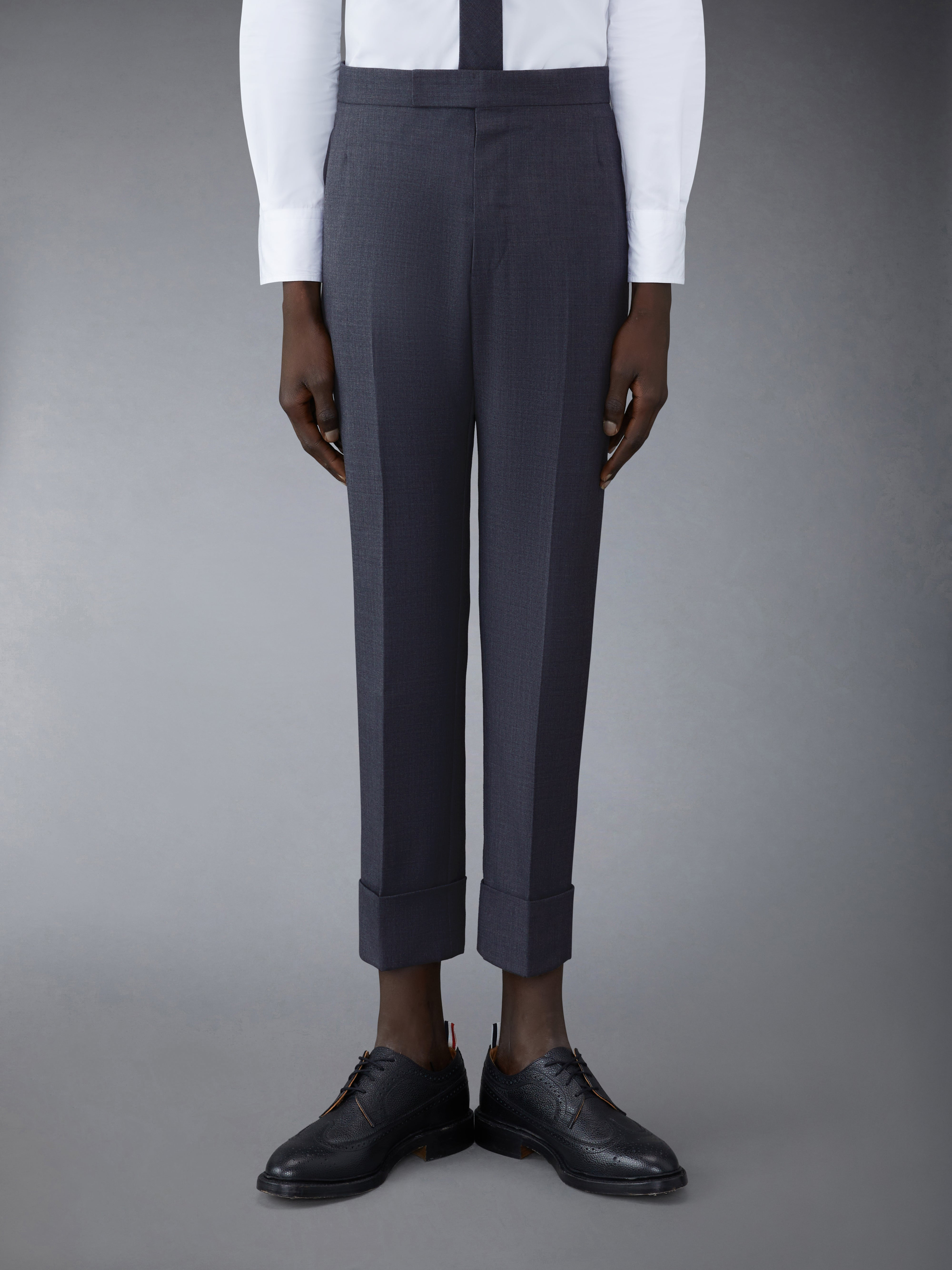 Thom Browne Medium Grey Super 120s Wool Twill Classic Suit