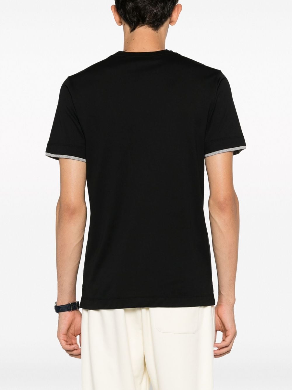 crew-neck cotton T-shirt - 4