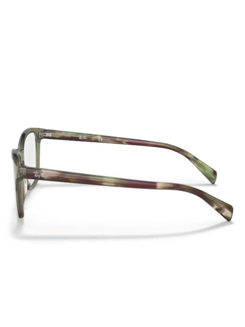 Ray-Ban rectangle-frame glasses outlook