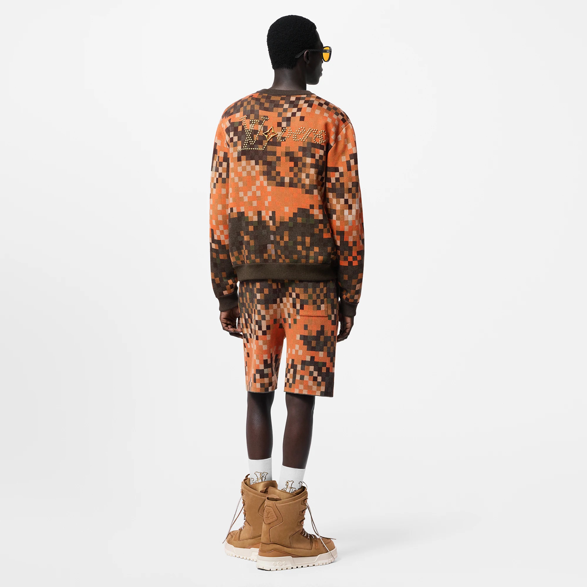 Jacquard Cotton Shorts - 3