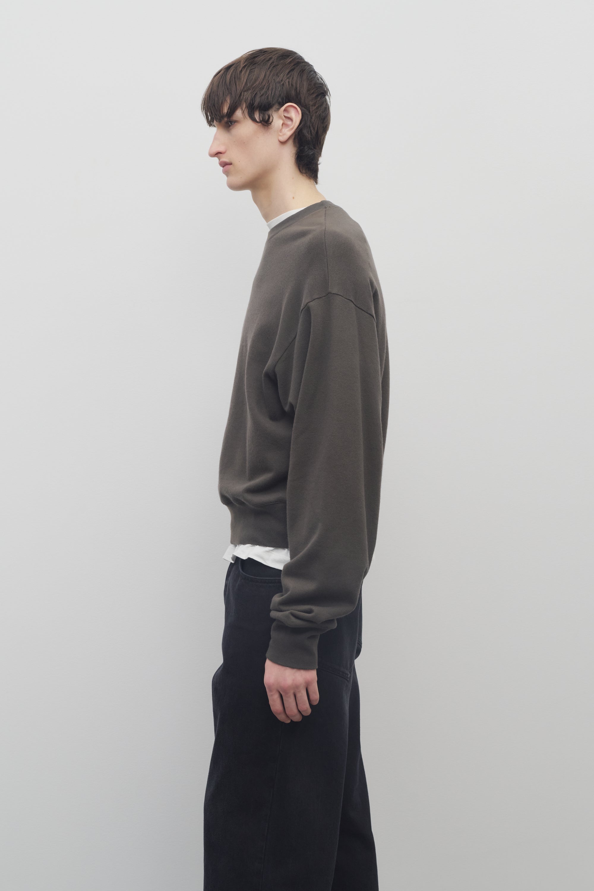Saston Sweatshirt in Cotton and Cashmere - 4