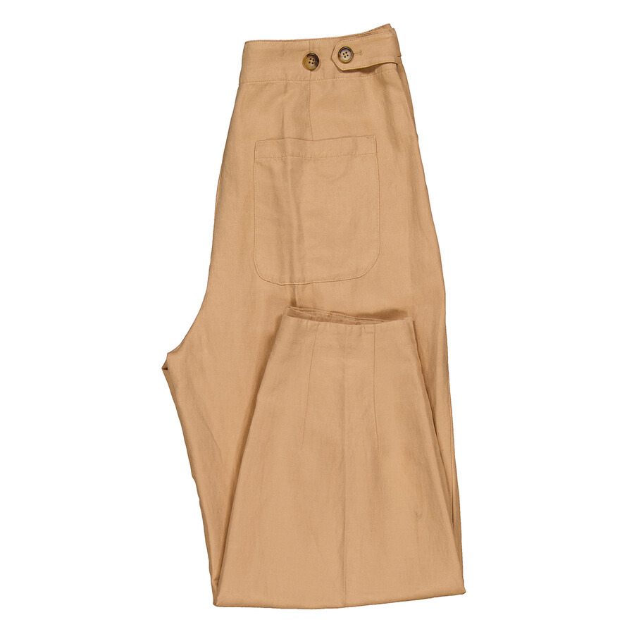 Polo Ralph Lauren - Polo Ralph Lauren High-Waisted Silk Pants - 7