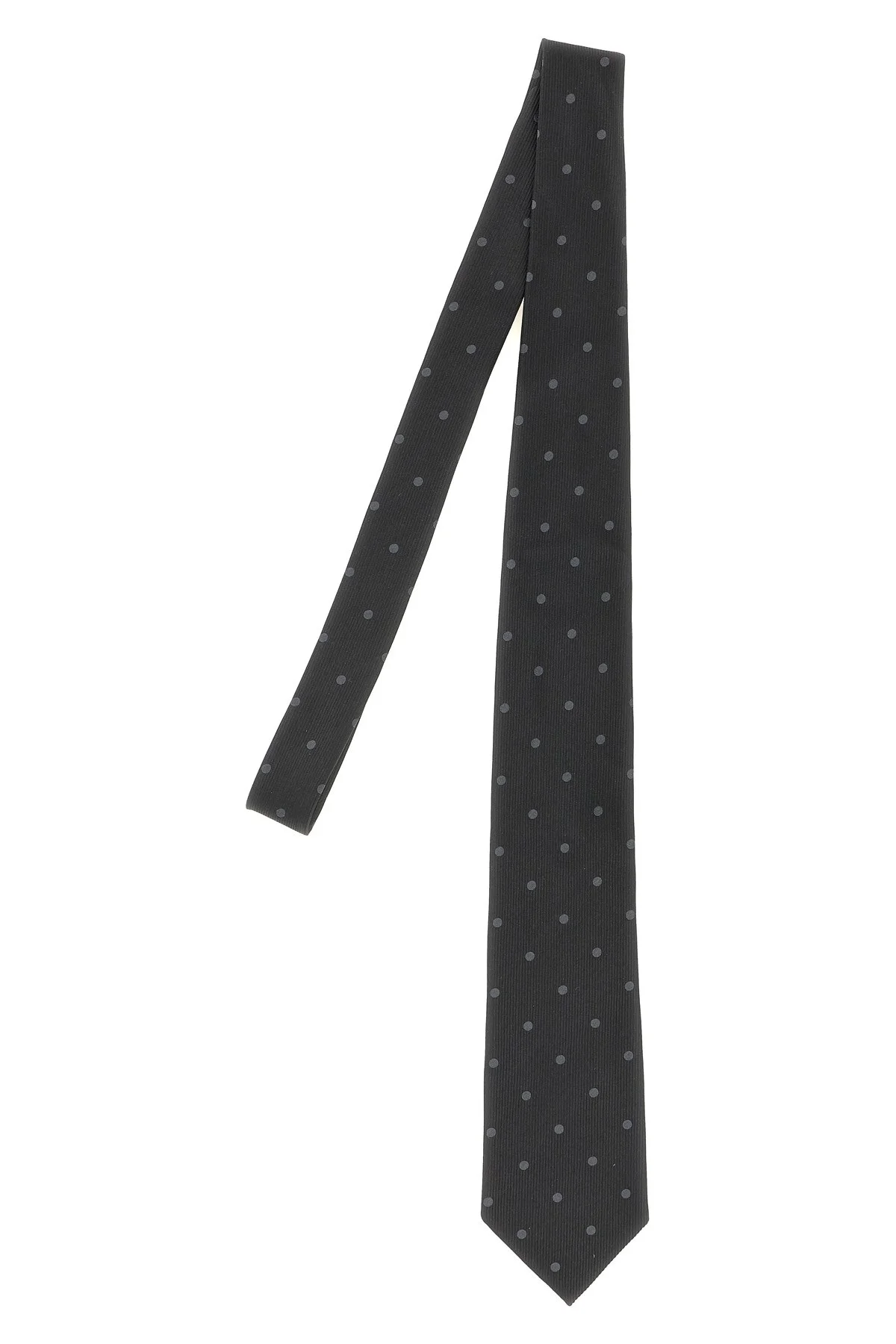 Polka Dot Silk Tie - 1