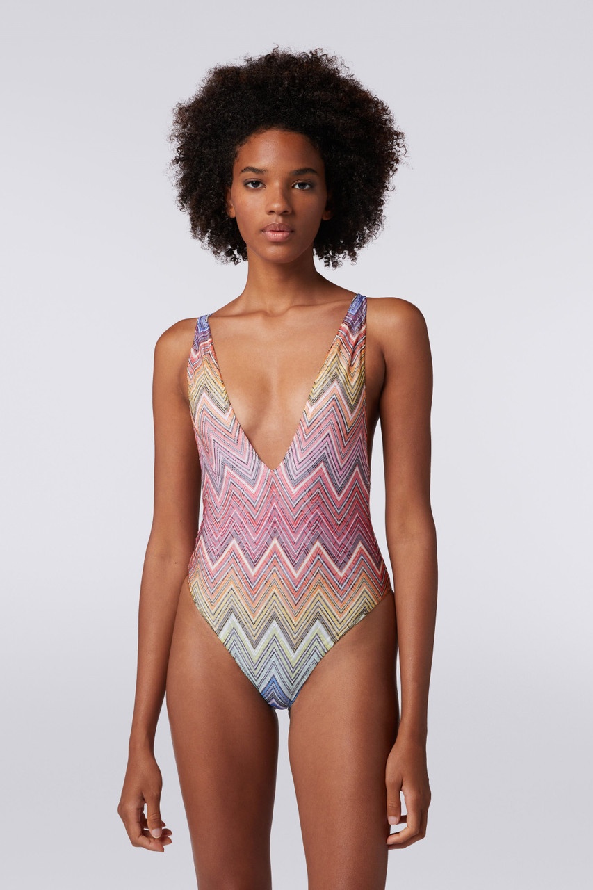 Long Chevron Cover Up - 4