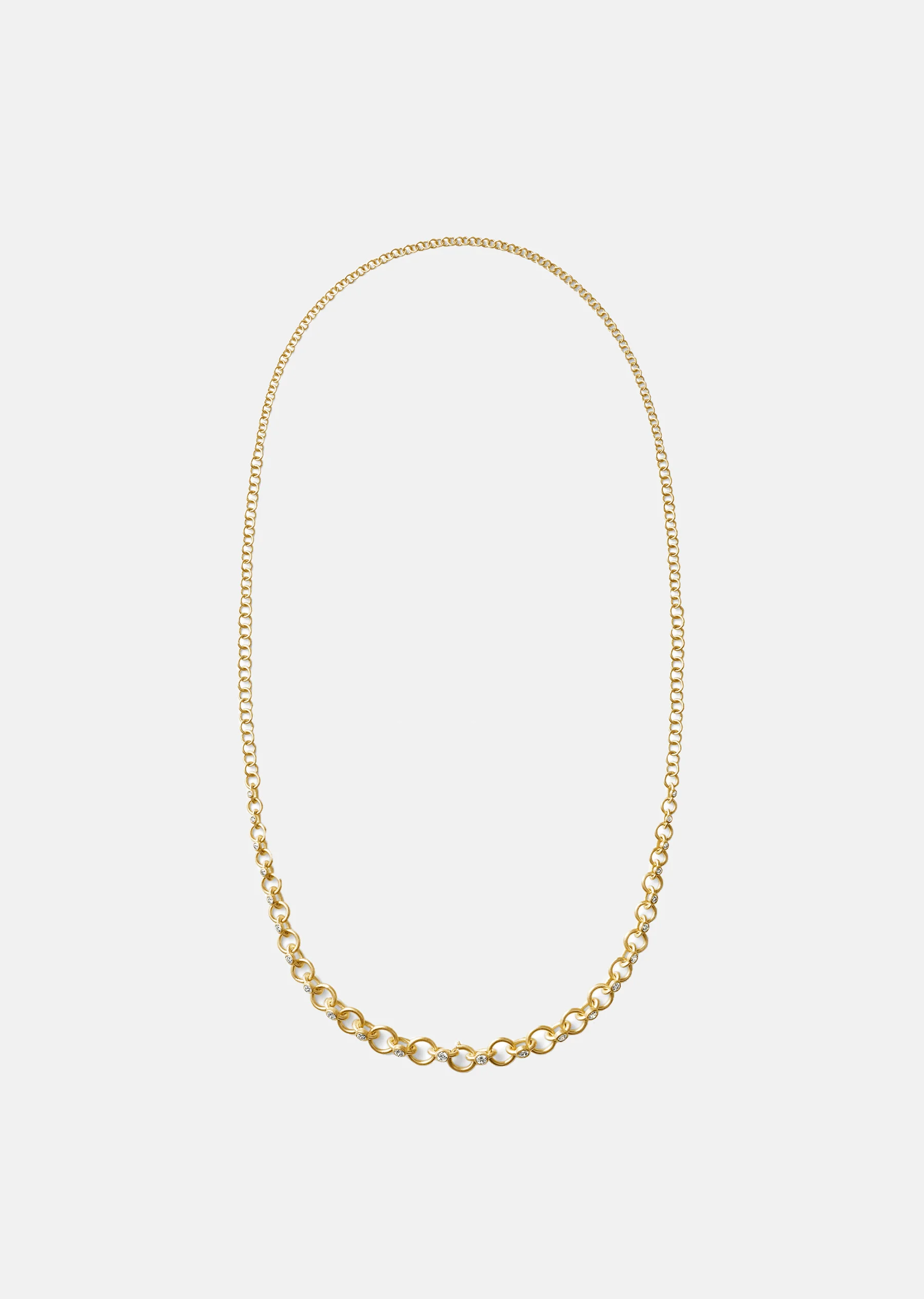 Diamond Link Necklace - 1