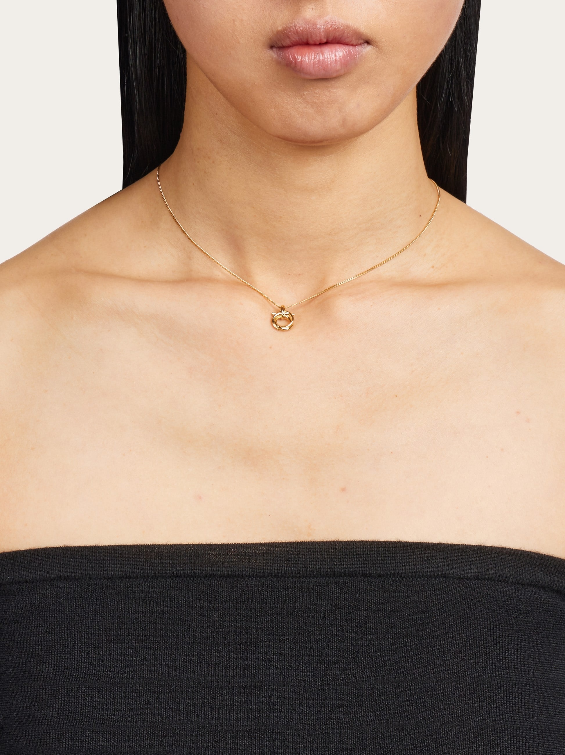 Gancini pendant necklace - 2