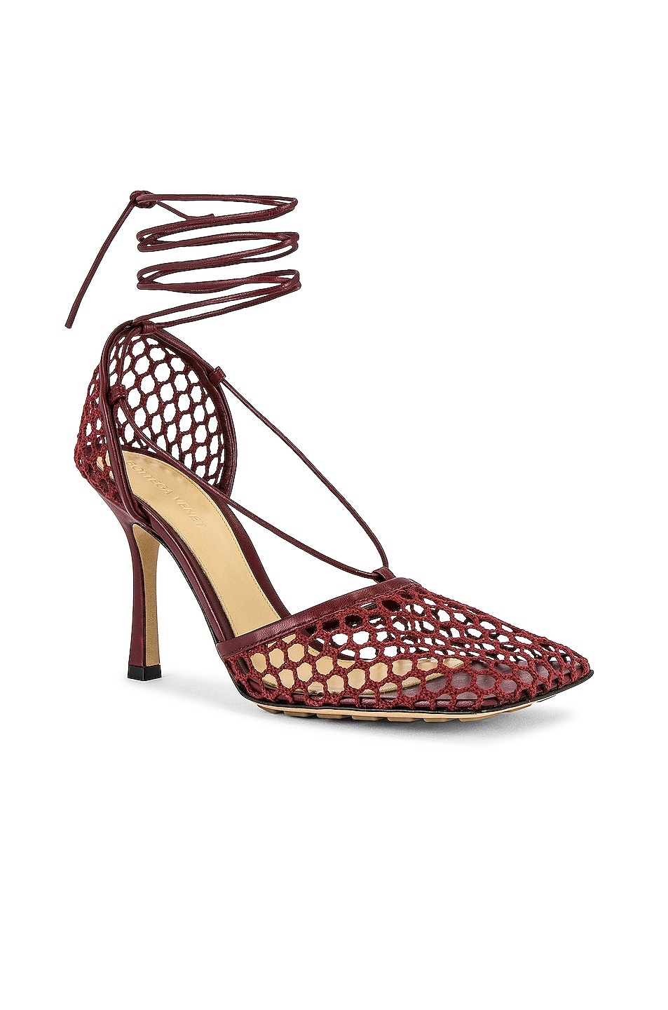Web Stretch Lace Up Sandals - 2