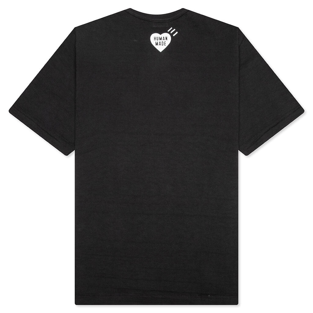 #2909 T-SHIRT - BLACK - 2
