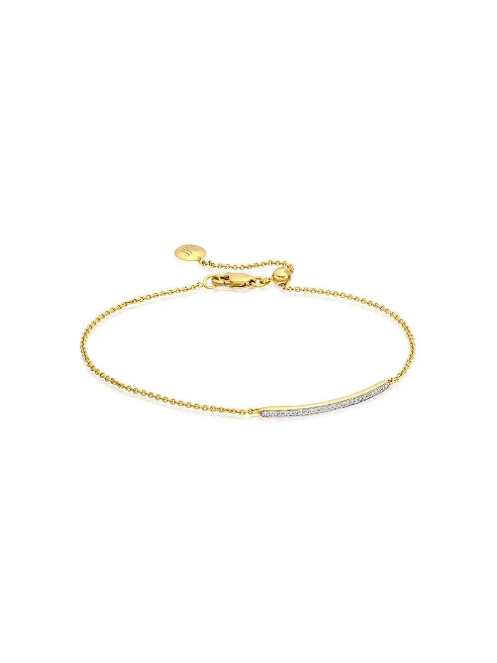 Skinny Short Bar Diamond bracelet - 1