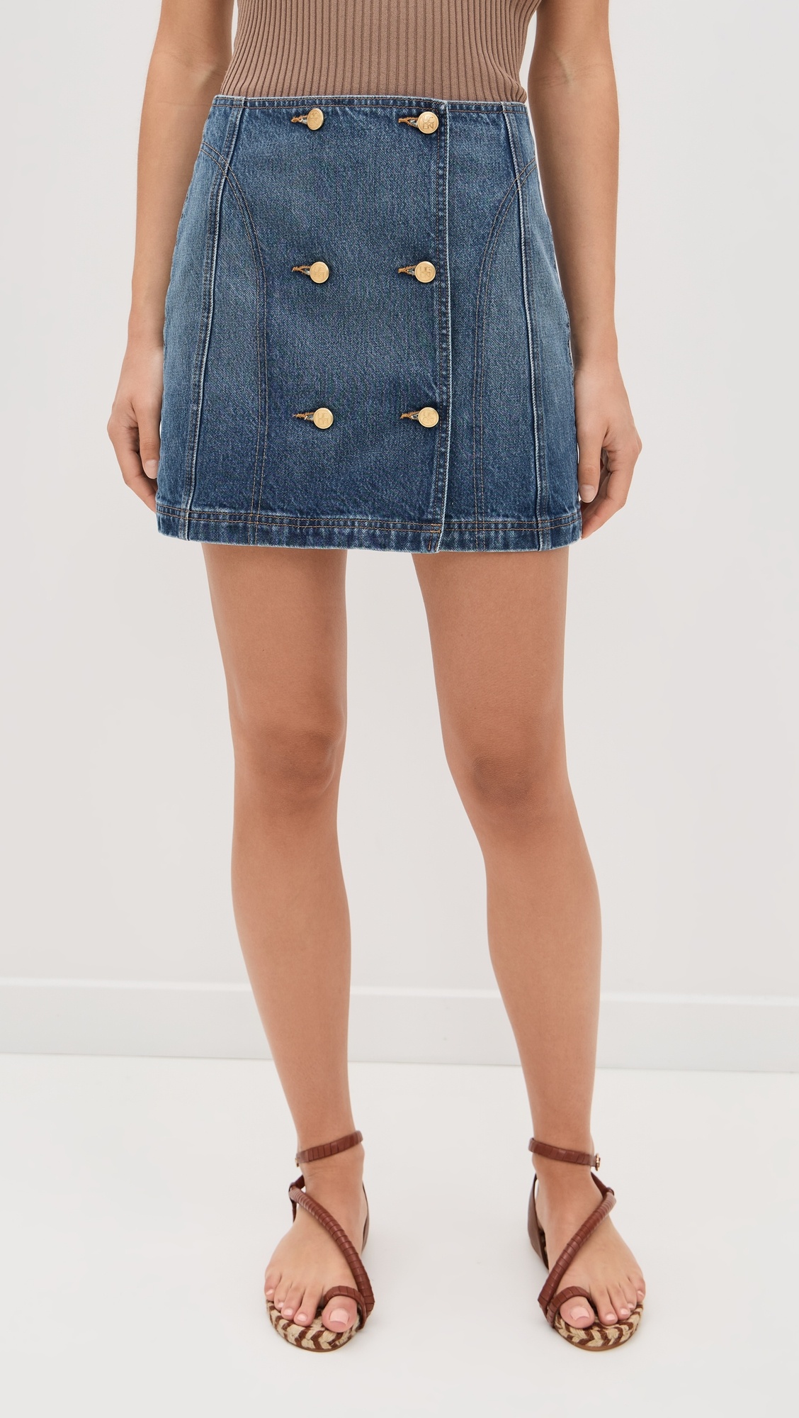 The Clara Mini Denim Skirt - 6