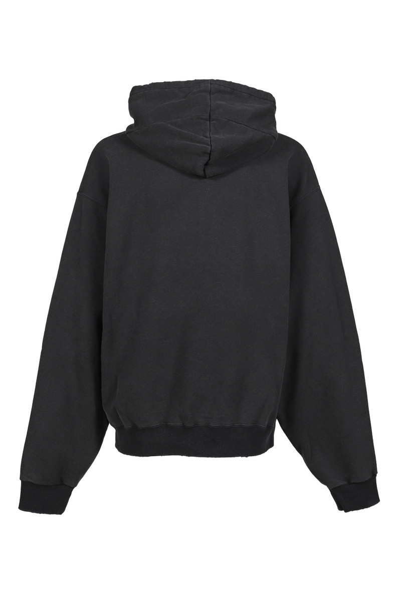 doublet FARMES MAGAZINE COVER HOODIE / BLK outlook