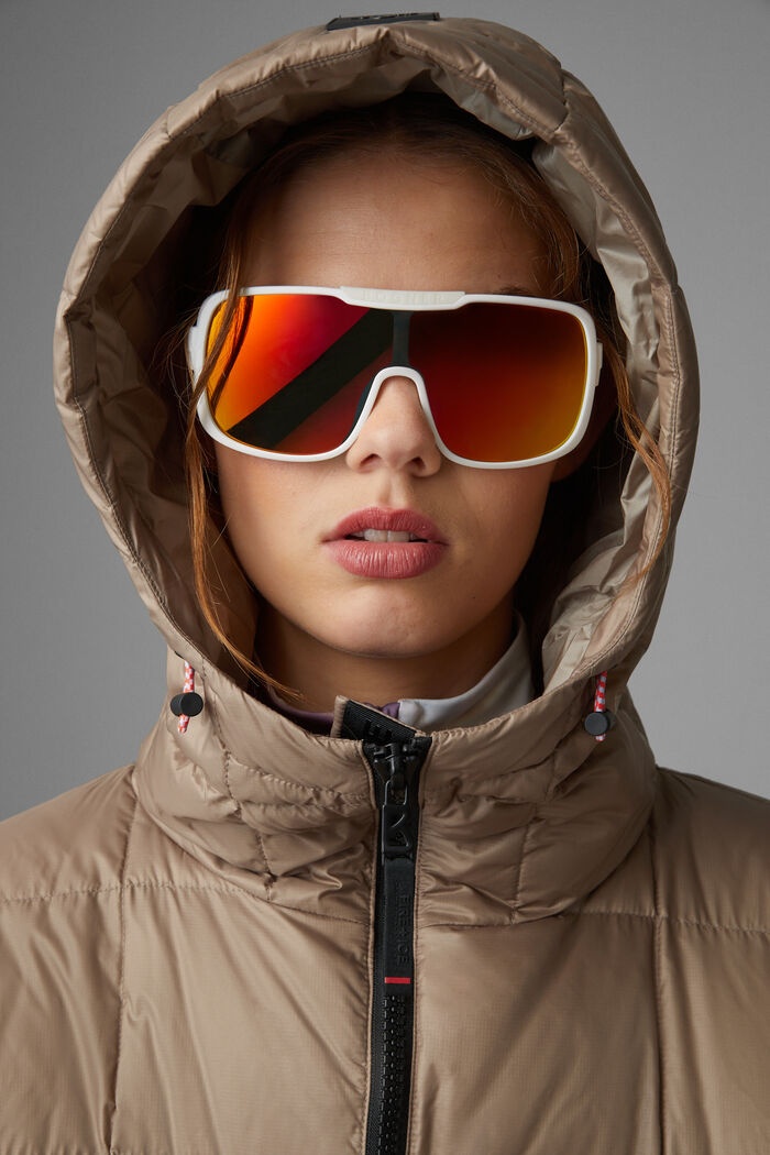 Yama Quilted coat in Caramel - 7